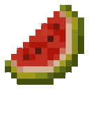 Tranche de pastèque de Minecraft qui se balance